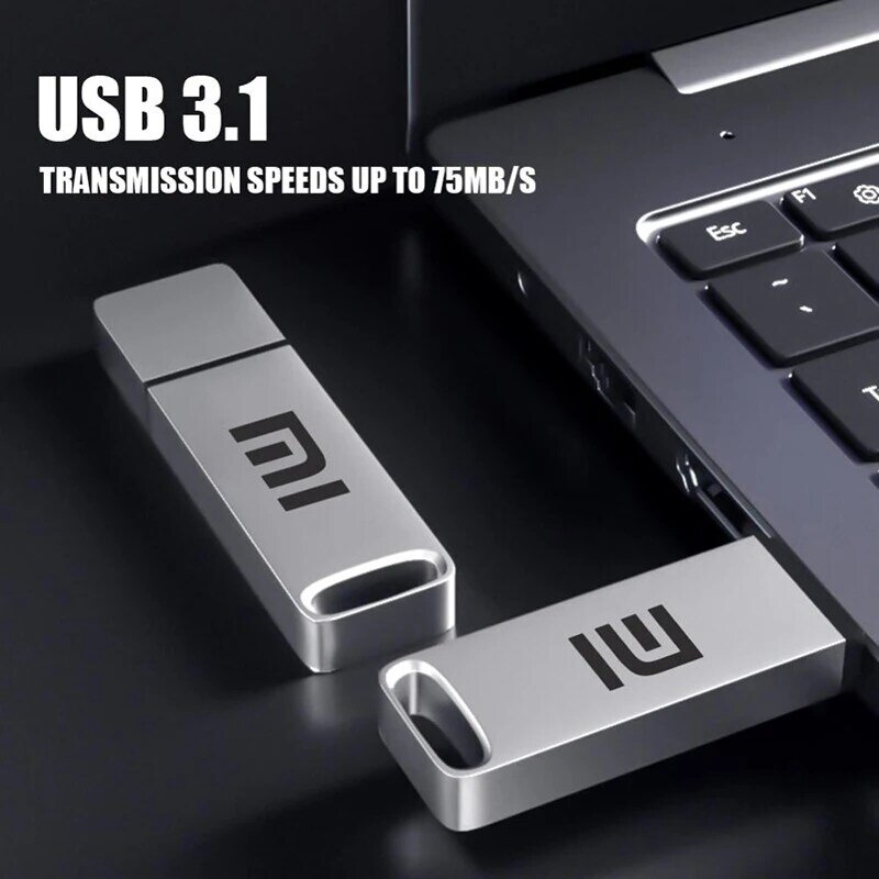 XIAOMI-unidad Flash USB 3,1 Original, dispositivo de almacenamiento de alta velocidad, 1TB, Metal, resistente al agua, tipo C, 2TB