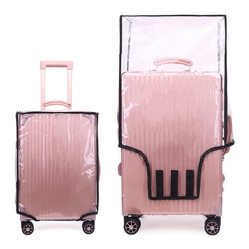 Transparent Suitcase Protective Cover Thickened Wear-resistant Full Protection Waterproof Dustproof Luggage Protector Cover Suit