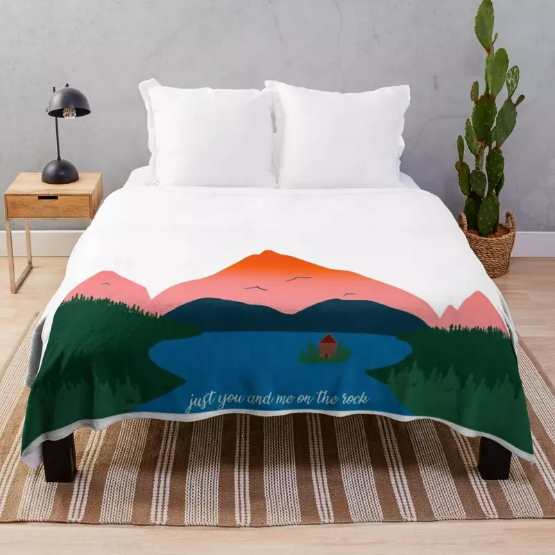 Tu e Me sulla Rock Mountain coperta da tiro dormitorio Essentials coperte divani di coperte decorative