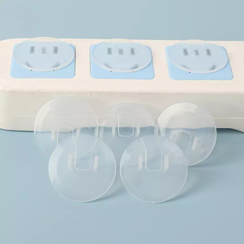 Juste de protection anti-choc électrique pour bébé et enfant, accessoire de sécurité transparent pour prise de courant, 1/10 pièces