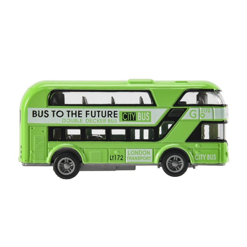 런던 버스 디자인 자동차 장난감, 관광 버스 차량, 도시 운송 차량, 통근 차량