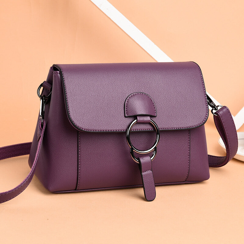 New Bag Shoulder Women's Large Capacity Soft Leather Crossbody Casual Handbags For Women High-Quality Messenger Versatile Luxury
