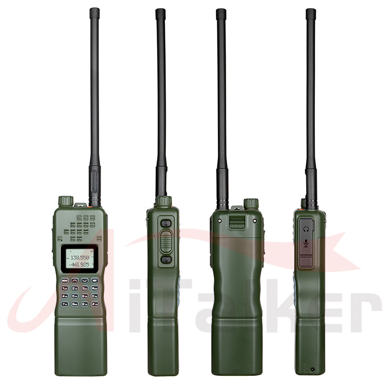Baofeng AR-152 VHF/UHF Ham วิทยุ15W 12000MAh แบตเตอรี่แบบพกพายุทธวิธีเกม Walkie Talkie AN /PRC-152 Two Way วิทยุ