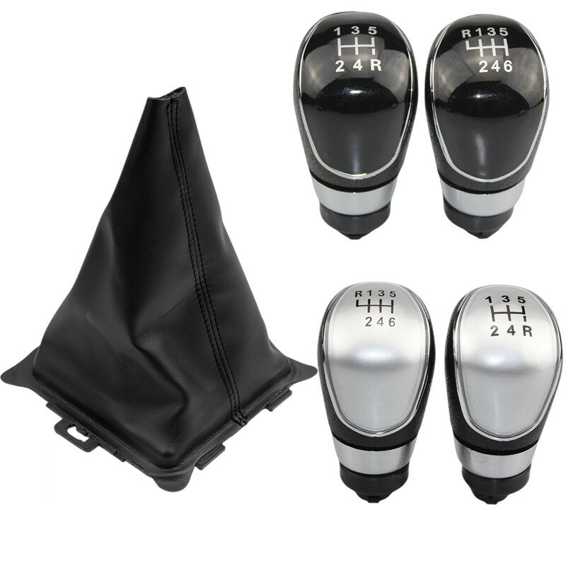 For Ford Fiesta 2008 2009 2010 2011 2012 Car Styling Accessories 5/6 Speed Manual Gear Shift Knob Gaiter Boot Cover Case Collar