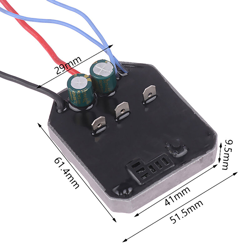 5.2*6.2cm klucz elektryczny kontroler płyty elektronarzędzia akcesoria do płyty głównej 60A bezszczotkowa szlifierka kątowa litowa płyta sterowania