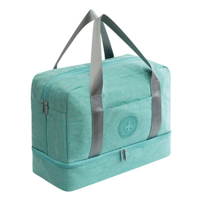 Дорожная сумка-Органайзер, вместительный чемодан для школы и путешествий для мужчин и женщин, сумка для ручной клади с разделением для сухого и влажного хранения