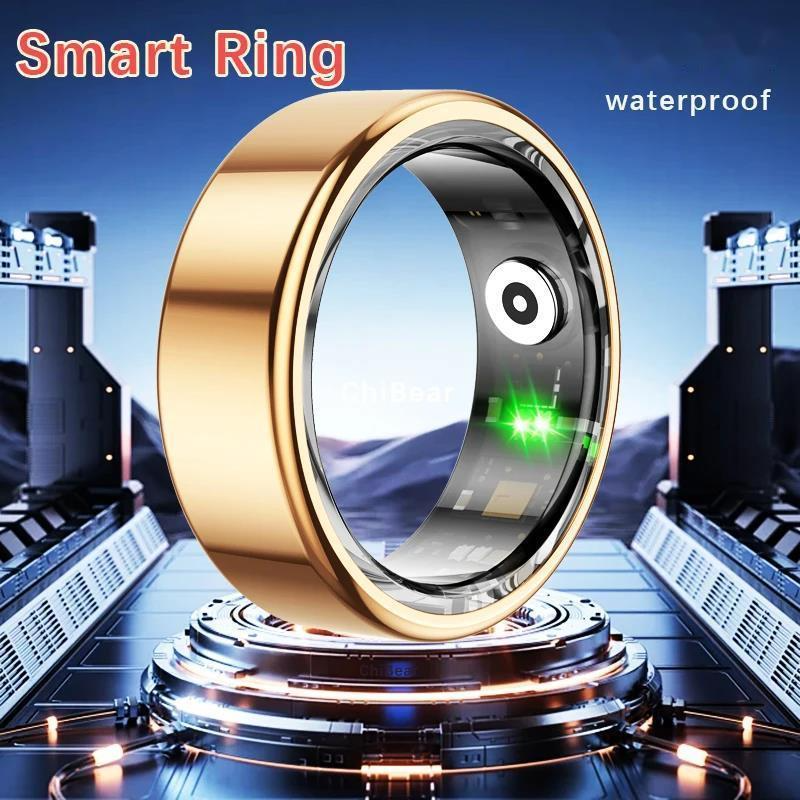 3ATM Waterproof Smart Ring For Men Women Health Monitoring 100+ sport modes Fitness Tracking Waterproof Sport Ring Smart 2024New