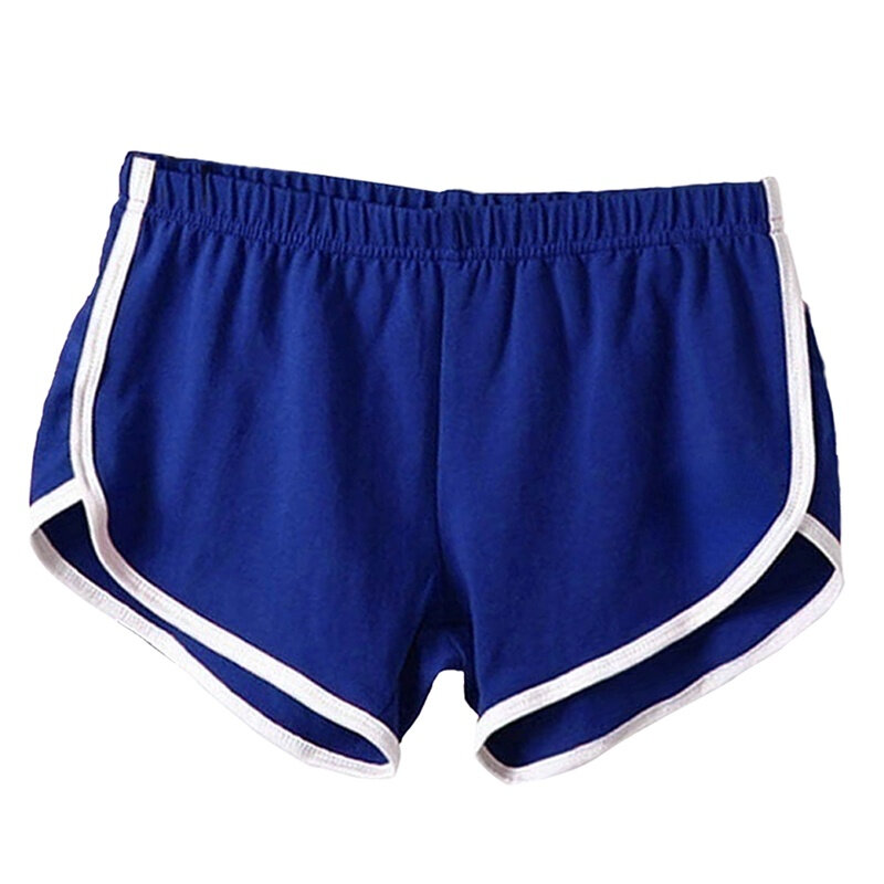 Pantalones cortos deportivos para mujer, Shorts transpirables de Color sólido, informales, elásticos, para correr, Verano