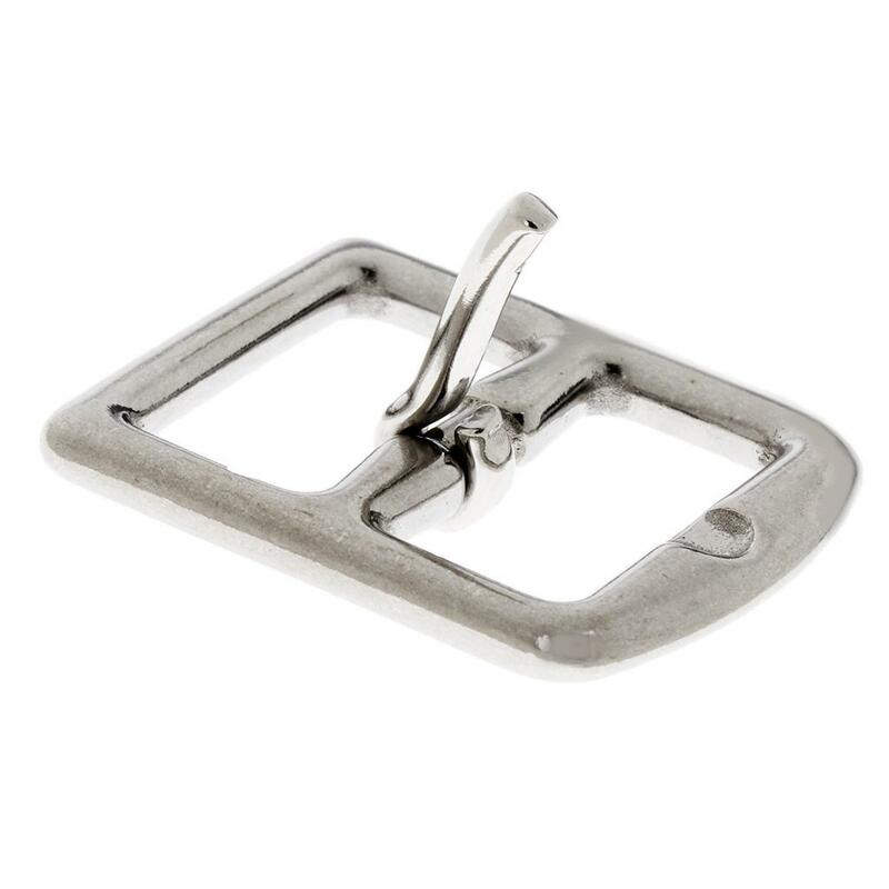MagiDeal Stainless Steel Stirrup Belt Buckle 45mm x 35mm Stainless Steel Buckle for Horse Riding Stirrup Belt