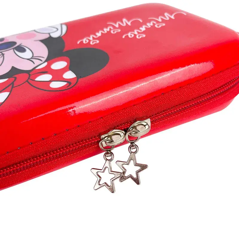 디즈니 미키 마우스 미니 만화 인쇄 숄더백, 어린이 동전 지갑, 고품질 방수 캐주얼 크로스바디 백, 소녀 선물