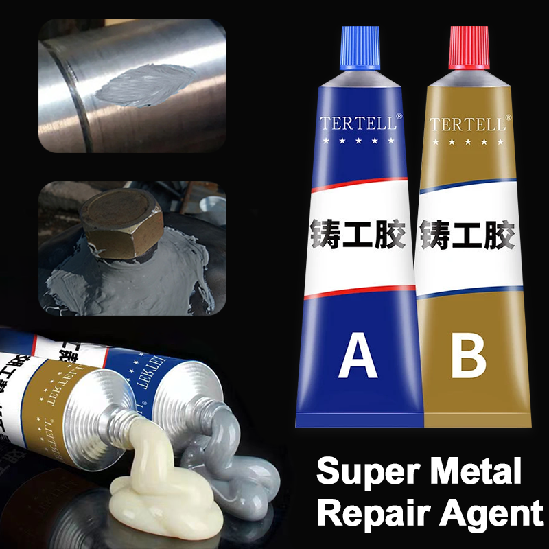 Strong Metal Repair Glue AB Glue High Strength Cold Welding Glue Magic Plastic Repair Casting Adhesive Heat Resistance Sealant