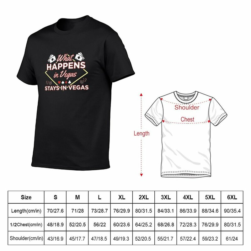 Wat Gebeurt Er In Vegas Blijft In Las Vegas Souvenir T-Shirt Schattige Tops Jongens Dierenprint Sportfans Oversized T-Shirts Voor Mannen