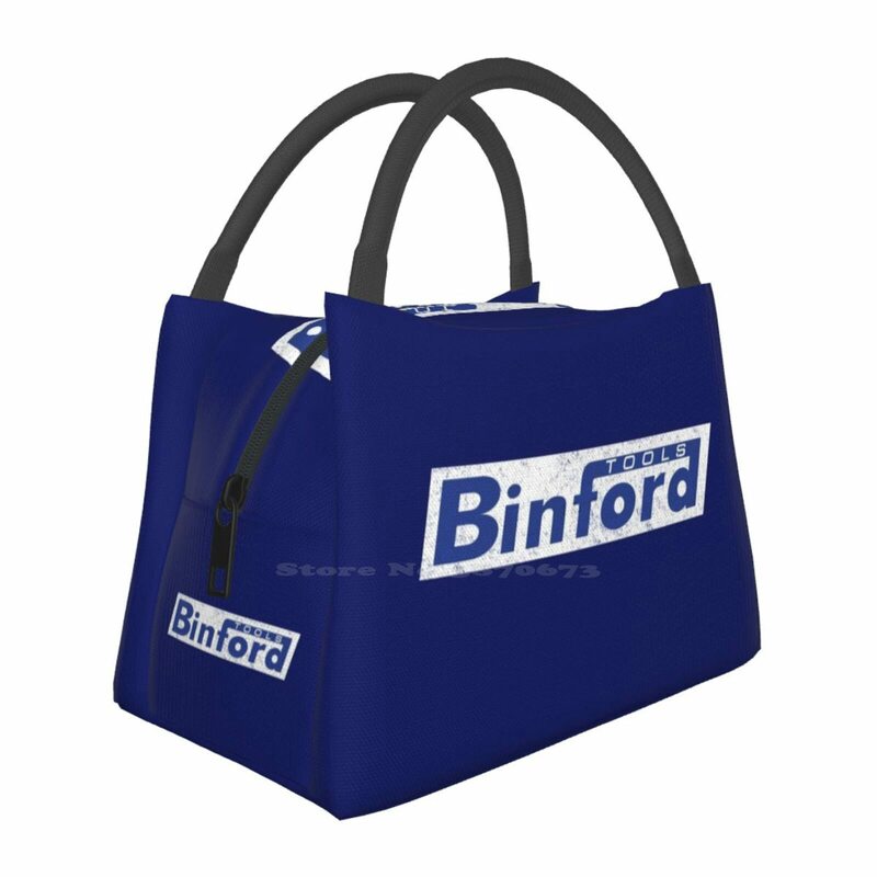 Binford Tools, винтажная сумка через плечо с логотипом большой вместимости для хранения покупок на открытом воздухе, для улучшения дома, Тим, инструмент, Тейлор Тим