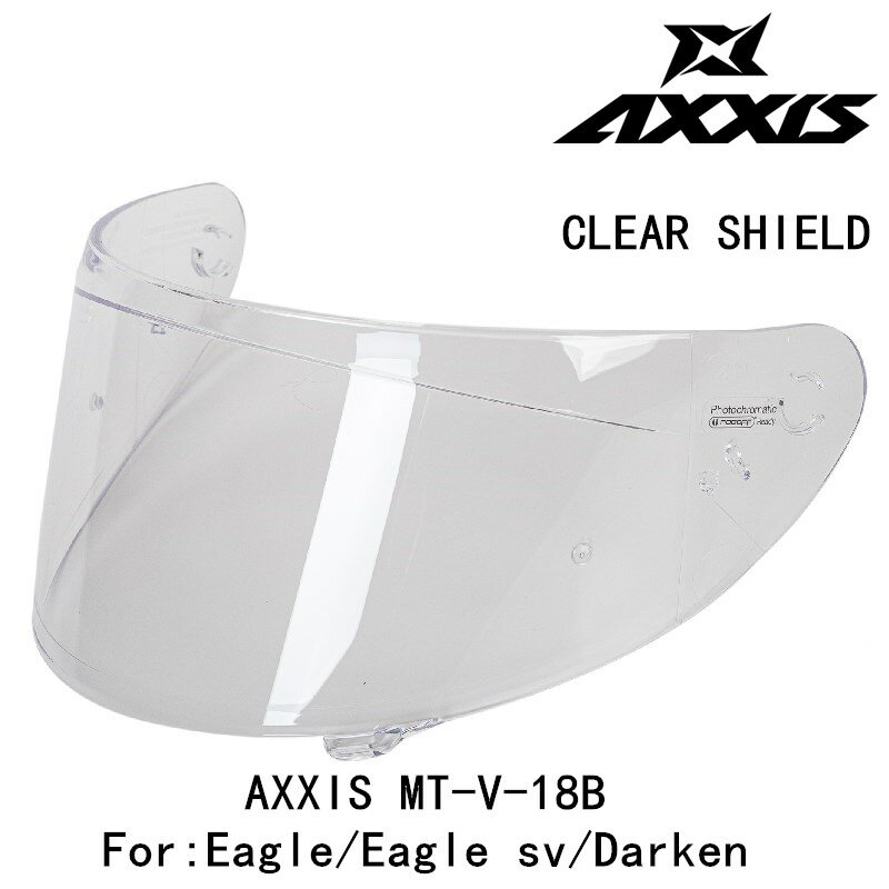 Scudo moto MT-V-18B per casco AXXIS EAGEL/EAGLE SV/DRAKEN parabrezza AXXIS originale
