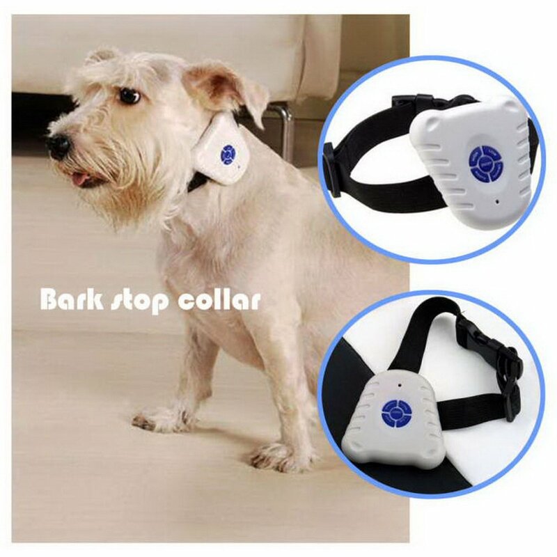 Kalung Anjing Anti Gonggongan Isi Ulang Kalung Anjing Gonggongan dengan Vibrasi LED untuk Anjing Kecil Menengah Besar