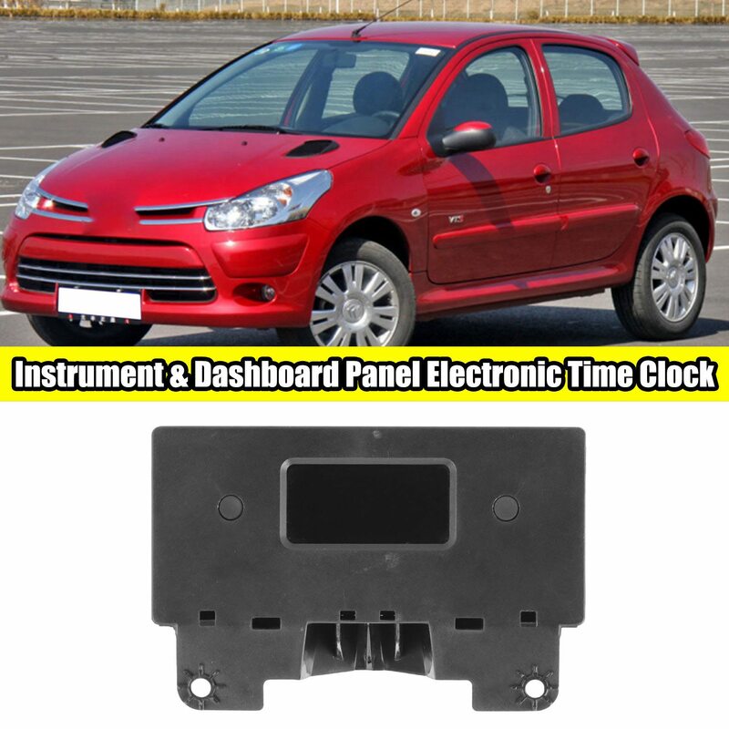 Car Instrument & Dashboard Panel Electronic Time Clock for Peugeot 206 Citroen C2