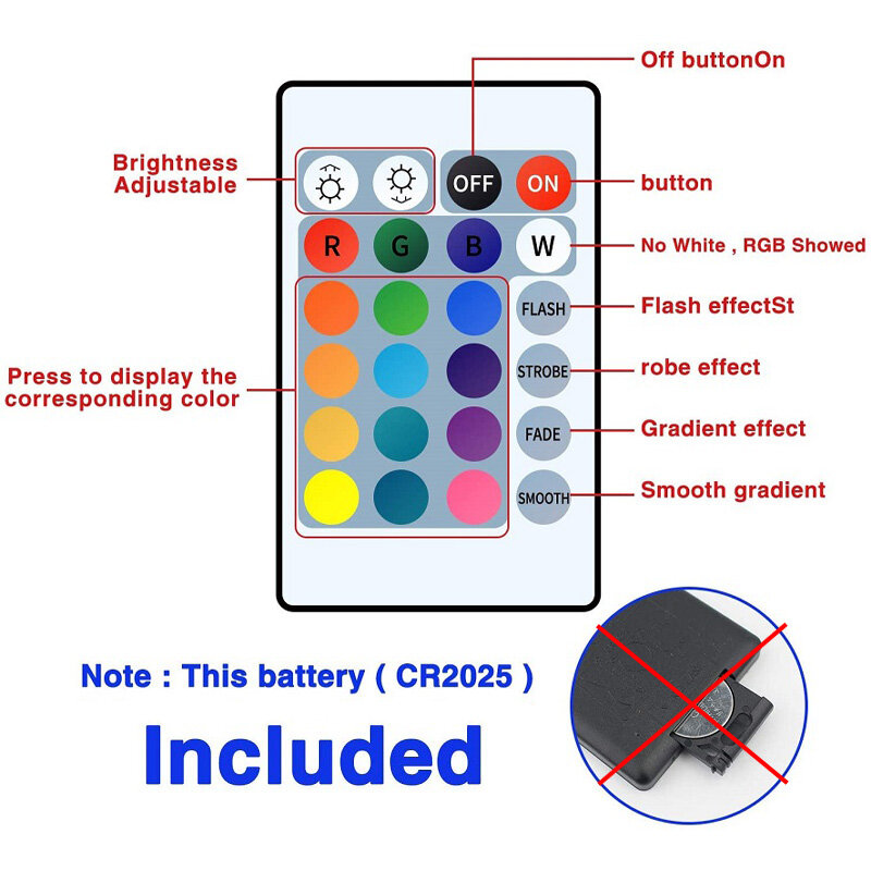 5050 18/LED-Streifen Lichter Bluetooth-App ir Steuerung RGB USB hell besten Anzug für Schlafzimmer TV-Wand und Wohnzimmer Dekoration Party