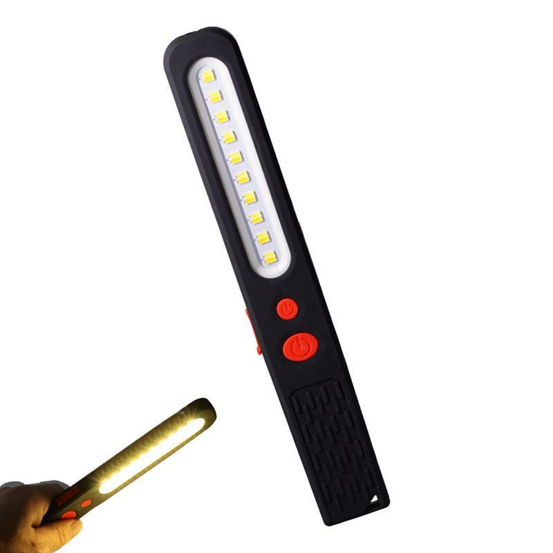 Портативный магнитный светодиодный рабочий светильник, Регулируемая Рабочая лампа для наружного освещения, компактный Автоматический ночник для рыбалки