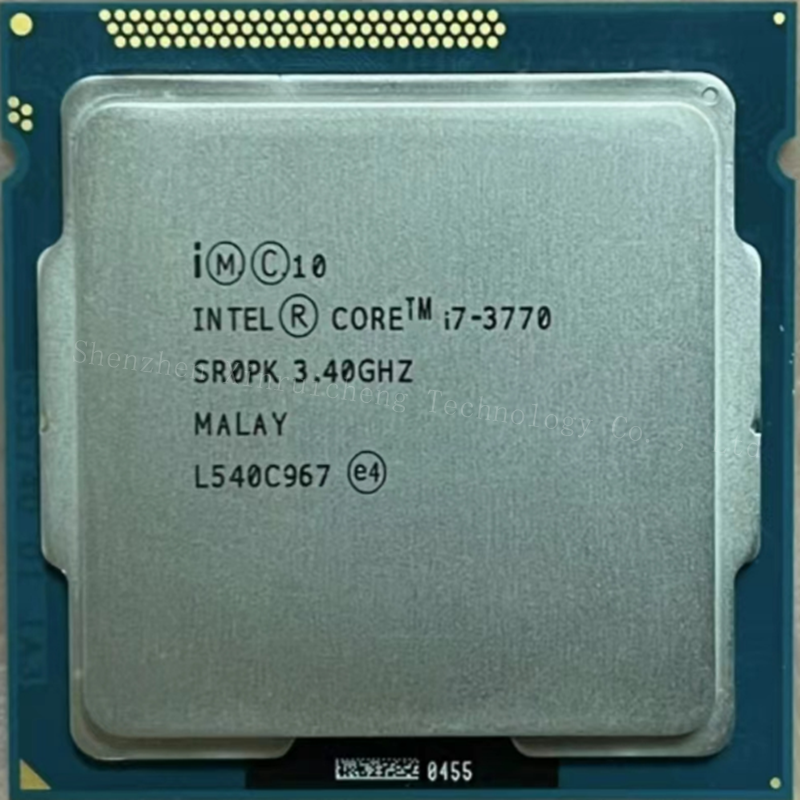 Processore CPU quad-core Intel core I7 3770 I7-3770 8muslimeotto thread