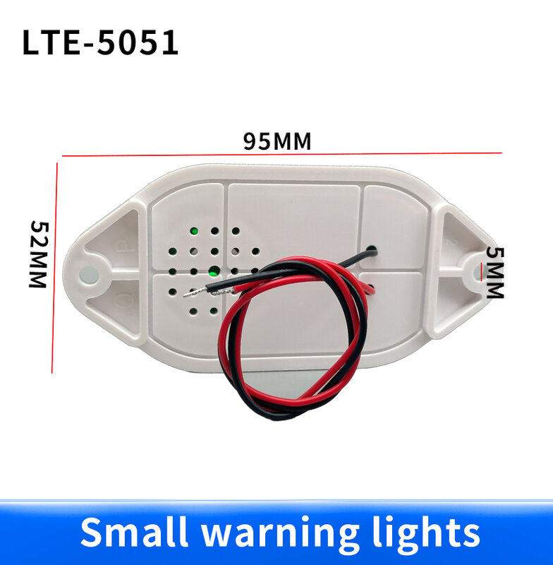Lâmpada LED de alarme de segurança com luz indicadora, audível e visual, luz de advertência do sinal estroboscópico, 12V, 24V, 220V, 3051