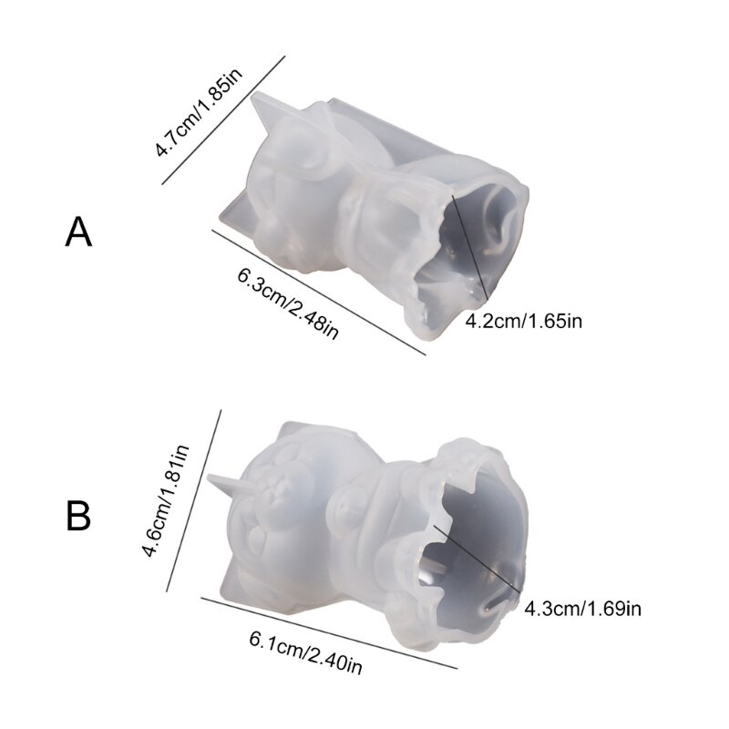 Silikon formen wieder verwendbare 3D-Schal Welpen kerzen formen Antihaft-Duft kerzen form DIY Seifen kerze