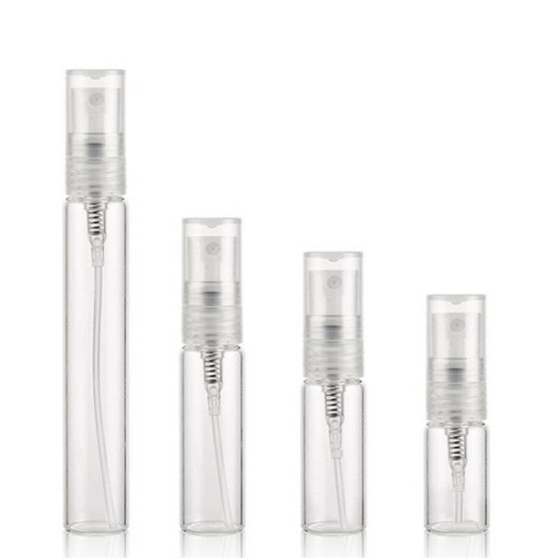 1/10PCS 2ml 3ml 5ml 10ml Mini Glass Mist Spray Bottle Spray Pump Bottle Travel Perfume Bottle With Sprayer Refillable Bottle 4#
