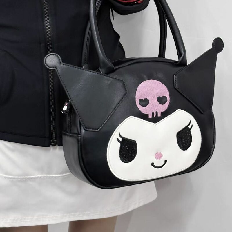 Kuromi Cosplay Women Bag Kawaii Cartoon Handbag Cute Purse Anime Bag for Girls Birthday Gifts