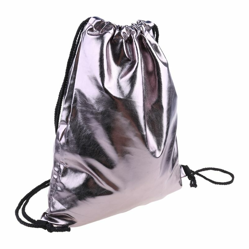 Wodoodporna torba na plecak ze sznurkiem PU skórzane damskie torby sportowe na siłownię