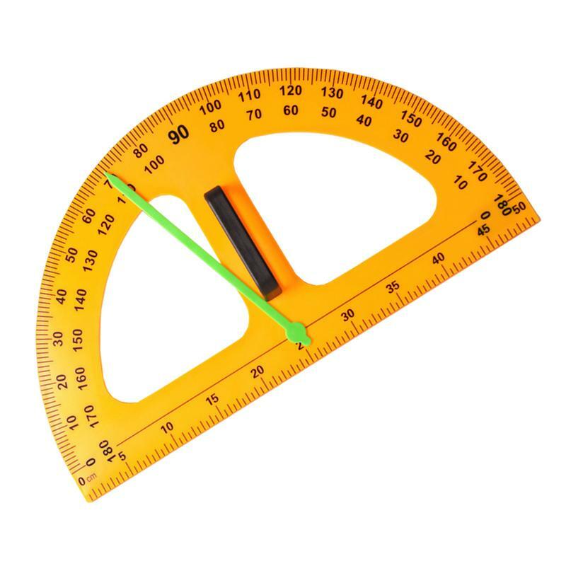 Solid Teacher goniometro per lavagna lavagna strumento di misurazione della geometria lavagna cancellabile a secco goniometro grande Design digitale