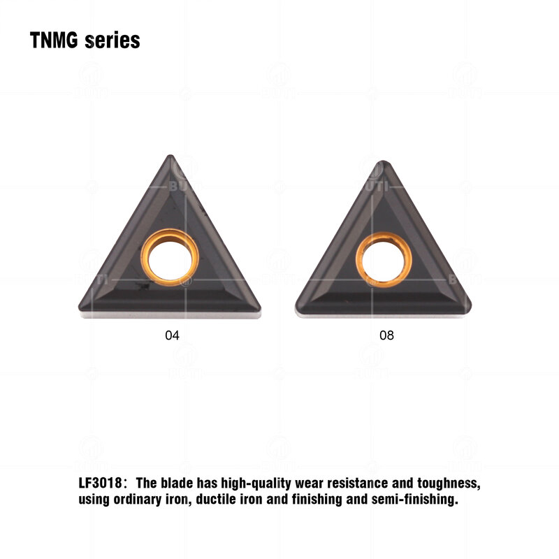 Deskar 100% TNMG160404ดั้งเดิม TNMG160412 TNMG160408 mesin bubut CNC LF3018คาร์ไบด์แทรกใบมีดตัดสำหรับเหล็กหล่อ