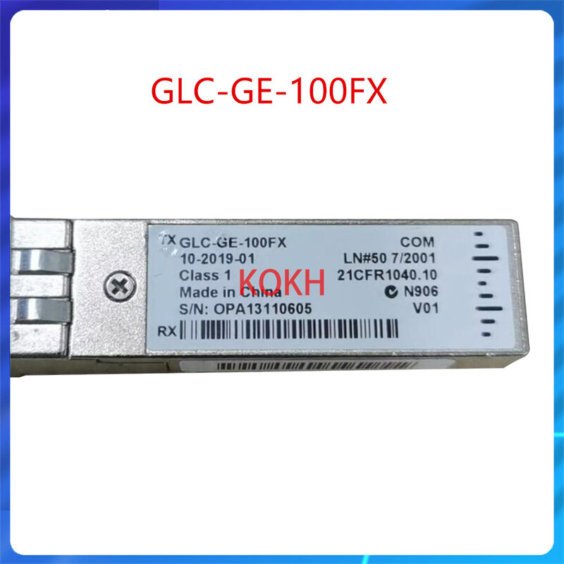 Módulo Ethernet SFP totalmente testado, fibra óptica original, GLC-GE-100FX, 100 Megabit, 1 Yrty TaxInv