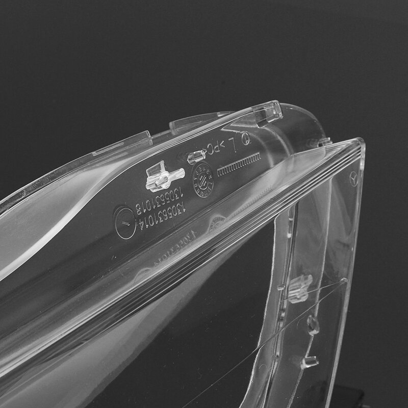 زوج الجبهة عاكس الضوء مصباح قذيفة كشافات غطاء لمرسيدس بنز W204 C الفئة C180 C200 C260 2011 2012 2013 العلوي الظل عدسة