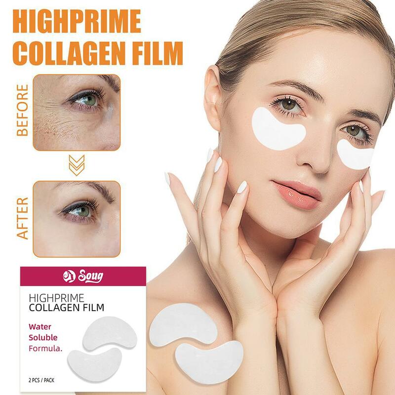 2pcs Collagen Water Soluble Eye Mask Moisturizing Face Dark Circles Acne Beauty Korean Beauty Cosmetic