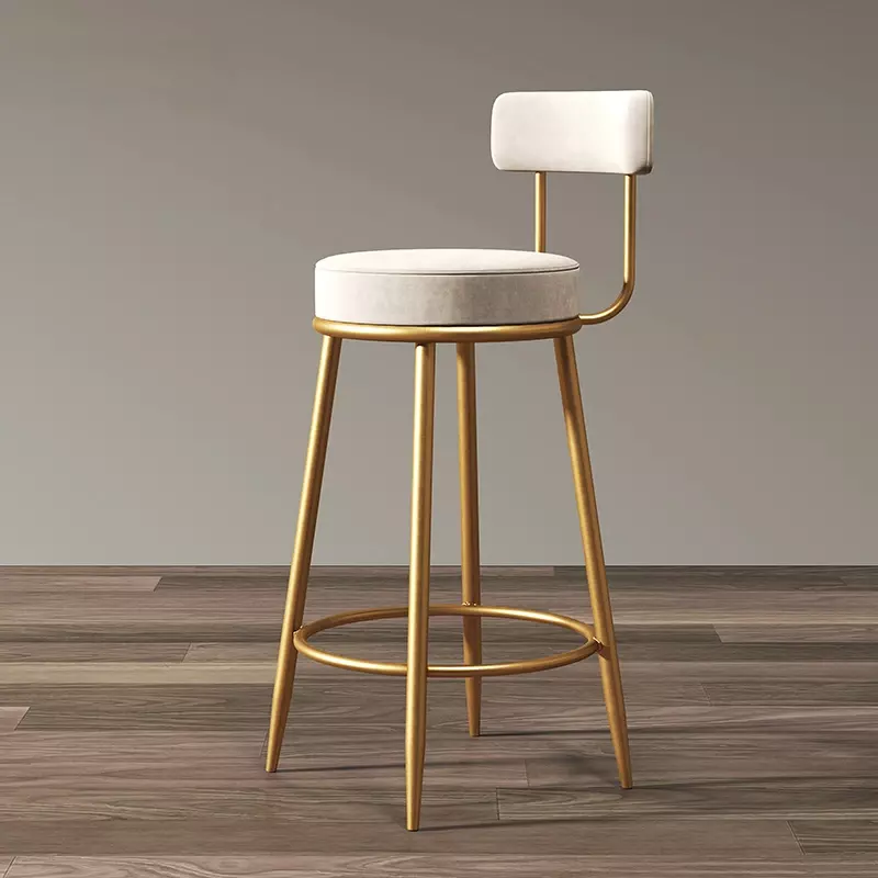 Modern Nordic Height Bar Chair, cadeira ao ar livre, cozinha e bar counter, design de luxo, móveis SR50BC