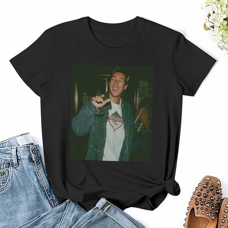 Vintage Adam Sandler t-shirt damskie topy odzież damska graficzne koszulki dla kobiet