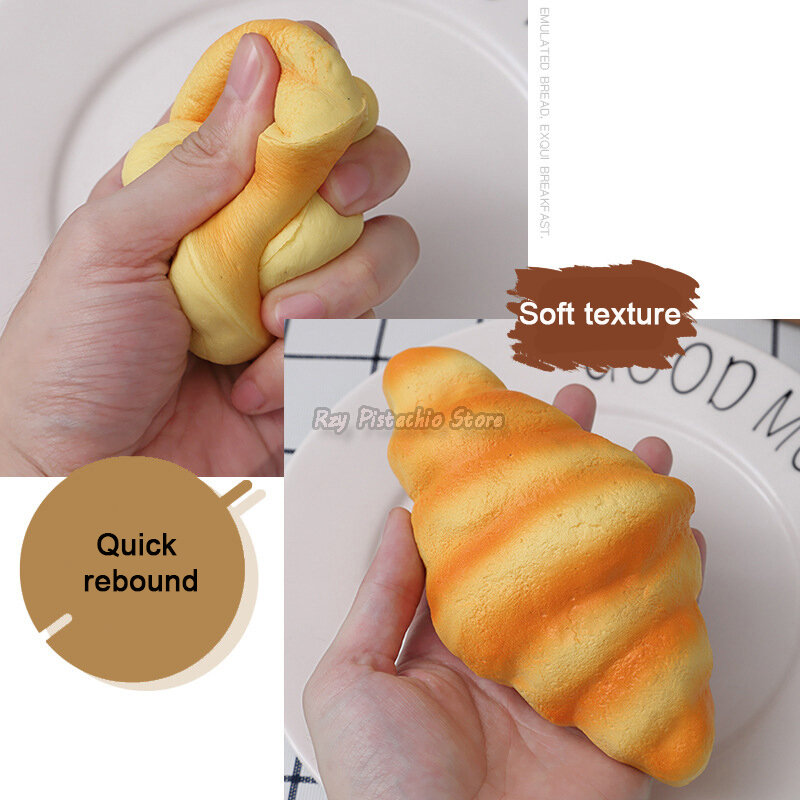 1Pcs Kunstmatige Simulatie Brood Nep Voedsel Model Franse Baguette Toast Cake Bakkerij Kinderen Spelen Keuken Speelgoed Jongen Meisje Pretend baker