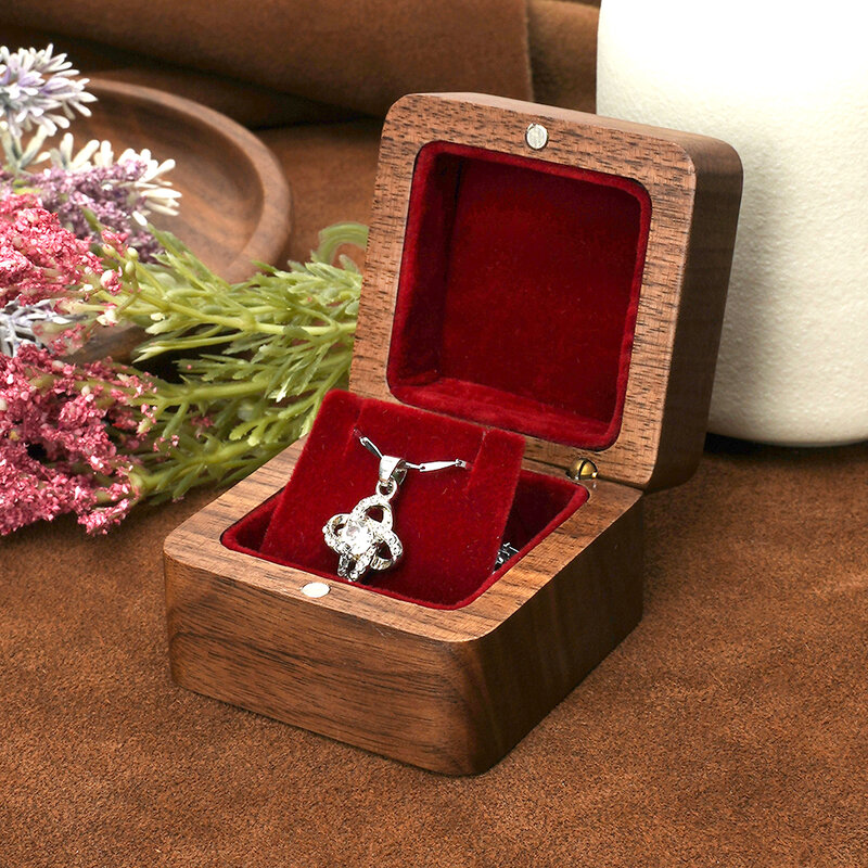 Персонализированная Коробка для ожерелья, подвеска, цепочка, пакет для хранения, Подарочная коробка, мягкая шкатулка, длинные серьги, органайзер для ювелирных изделий, коробка