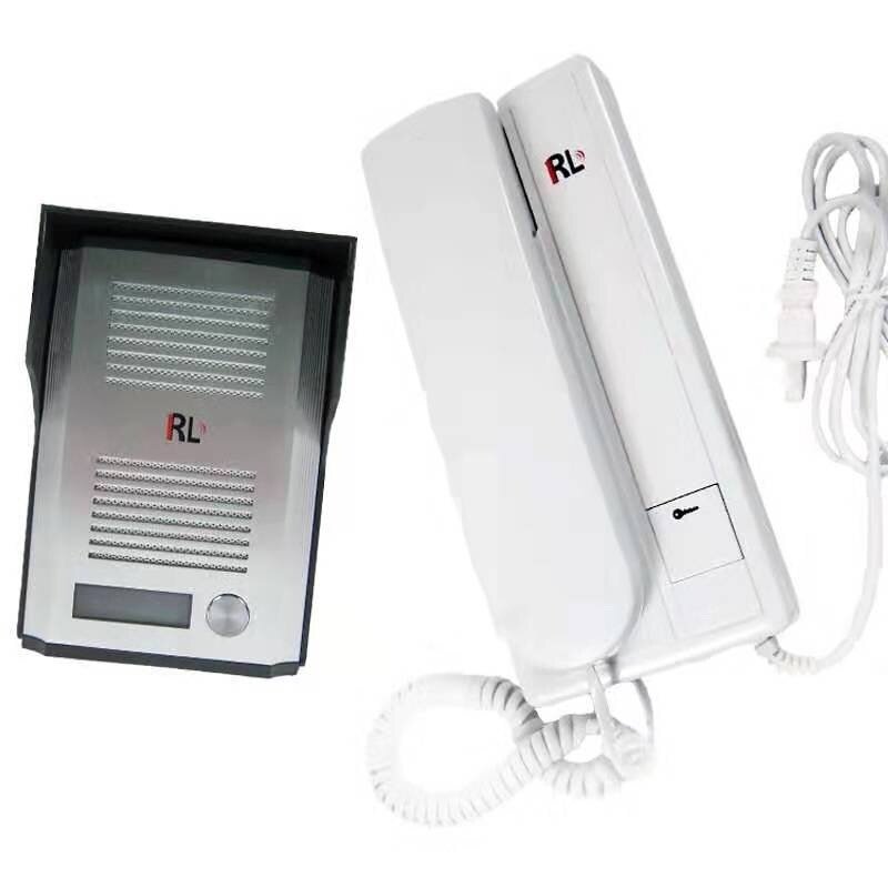 RL-3206B dzwonek Audio do drzwi w bezpieczeństwo w domu do mieszkania, funkcja odblokowania 2-przewodowego domofonu