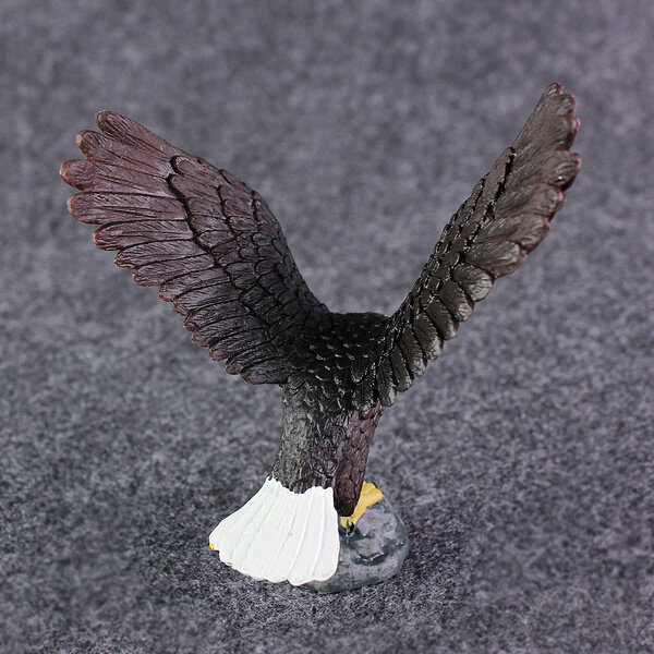 Modelo de águila de simulación, juguete de pájaro de animal salvaje, juguetes de plástico para niños, regalo de adorno cognitivo de ciencia y educación
