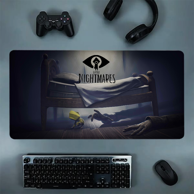 Nightmares Desk Pad Mouse Gaming Accessories Mousepad Xxl Game Mats Deskmat Gamer Mat Mause Anime Office Pads Pc Desktop Large