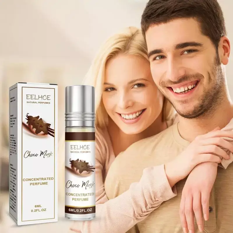 Choco Musk parfum konsentrat minyak tahan lama wangi ringan aroma elegan menarik aroma untuk hadiah pecinta 6ml