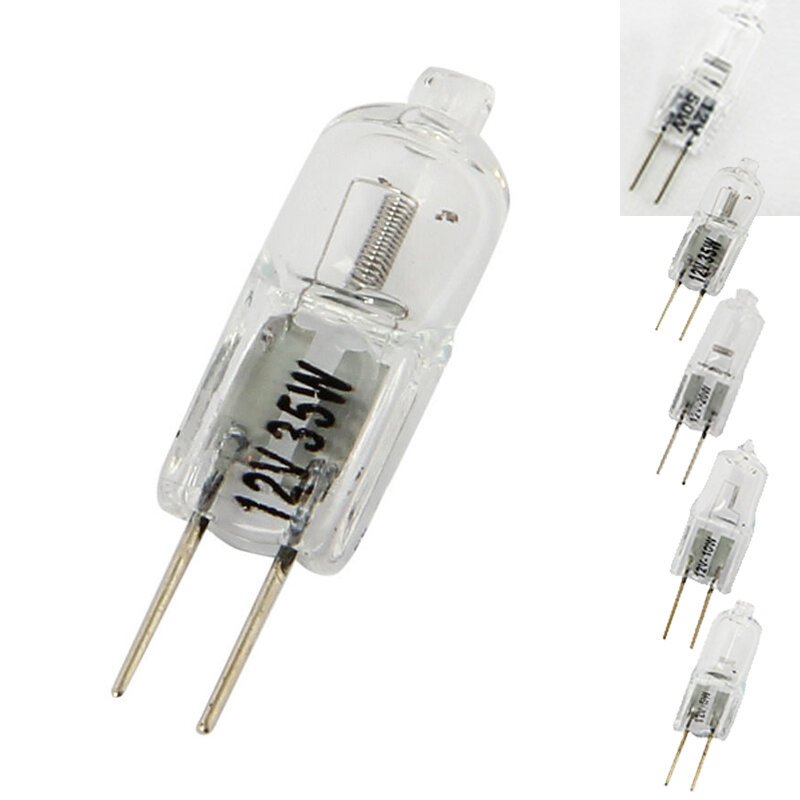 1Pcs G4 Halogen Bulb 5W 10W 20W 35W 50W 12V 2Pin Bulb 2900K Color Temperature For Oven G4 Halogen Capsule Lamps Light Bulbs