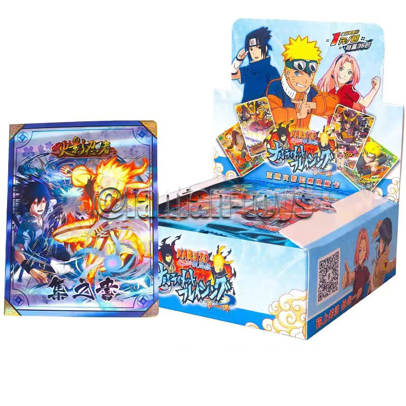Naruto Anime Cartoon Cards, Shippuden Kakashi, TCG CP, Rare Trading Collection Card, Battle Carte for Children, Toy Gift, 5 pcs, 25 pcs, 180 pcs
