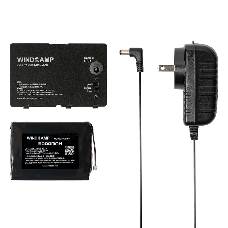 WINDCAMP Battery Pack for Yaesu Ft-818 FT-817 3000mah includes replacement battery/Charger/Battery Cover