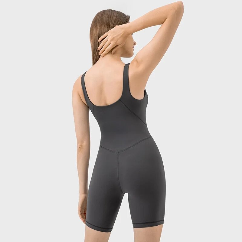 Shaping slimming jumpsuit for women with abdominal tightening and hip lifting yoga and Pilates jumpsuit