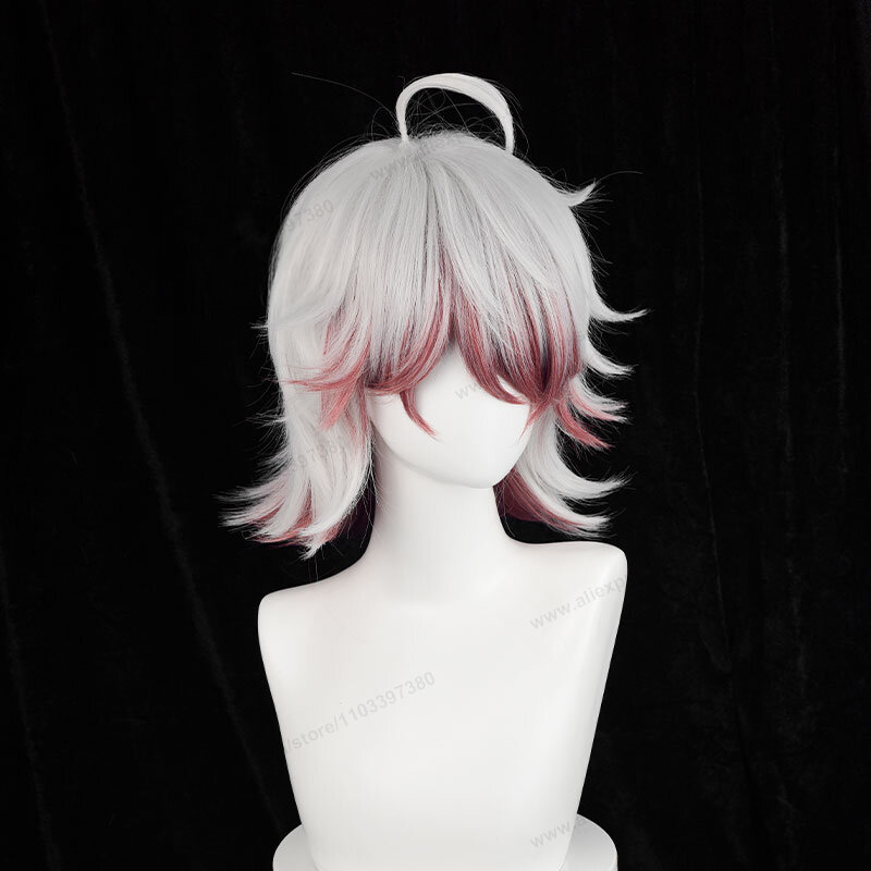 Doomsday Rescuer Ada Mesmer Cosplay Wig Rare Case Patient Cosplay Silver White Brown Red Heat Resistant Synthetic Hair