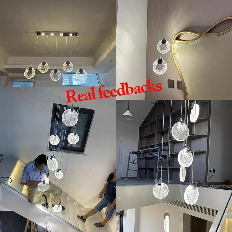 Nordic Creative Artistic Designer Bar Counter Display Window Crystal Light For Jellyfish  Bedroom Dining Room  Led Wall Light