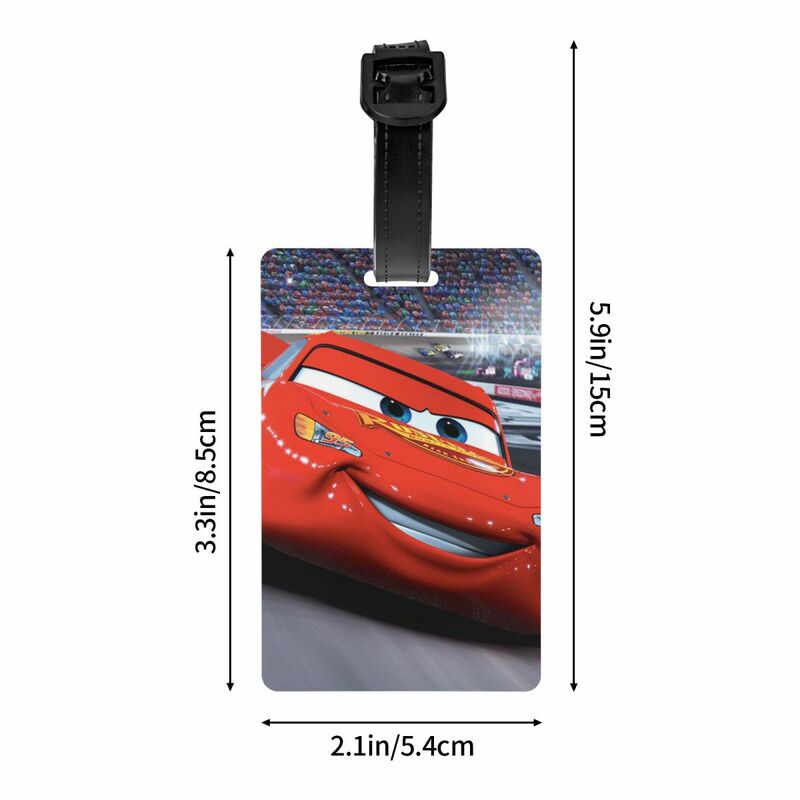 Пользовательские Мультяшные Pixar автомобильные бирки для багажа для чемодана путешествий Личная Обложка идентификационная этикетка