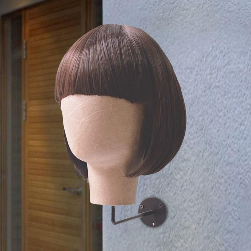 Czapka na głowę do włosów stojak na włosy stylizacja do stylizacji na ścianę, gładka treska do włosów stojak wystawowy stojak na nakrycie głowy