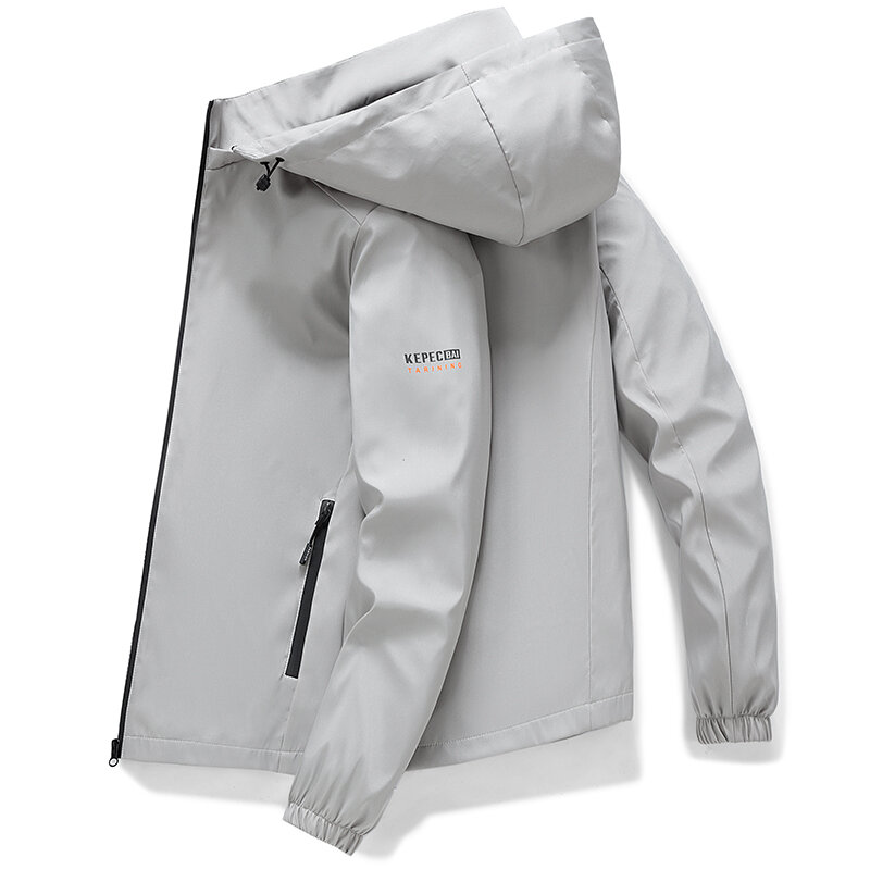 Мужская ветрозащитная куртка [Tmall приоритетная], тонкая ветрозащитная деловая Повседневная ветровка для улицы на весну и осень